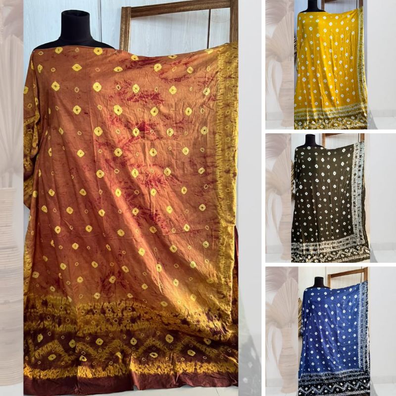 KAIN JUMPUTAN PALEMBANG 3 METERAN THAI SILK BIRU KUNING BAHAN DASAR BATIK JEMPUTAN COUPLE PASANGAN M