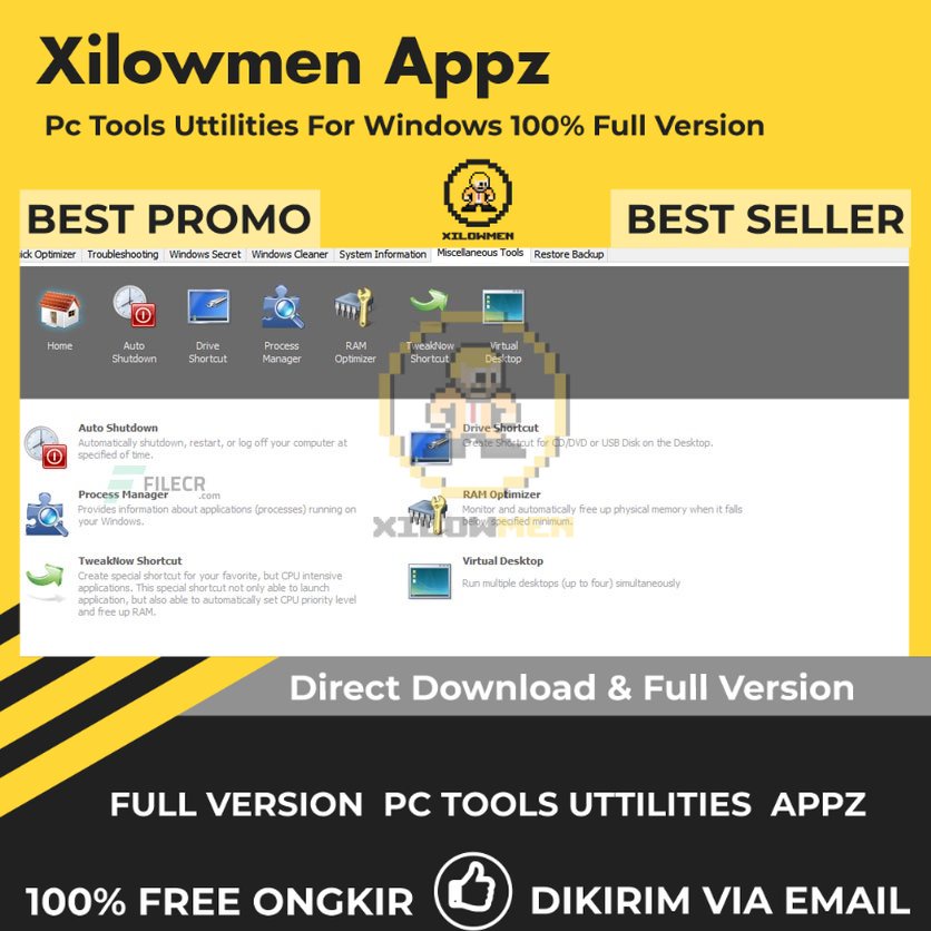 [Full Version] TweakNow PowerPack Pro PC Tools Software Utilities Lifetime Win OS