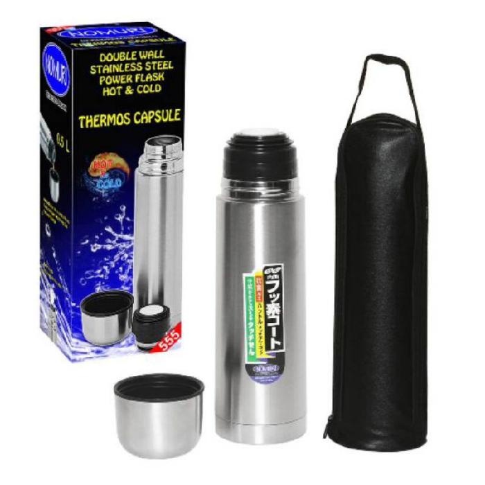 Termos Kapsul / Tumbler Air Panas Nomuri 0.5L 0.75L