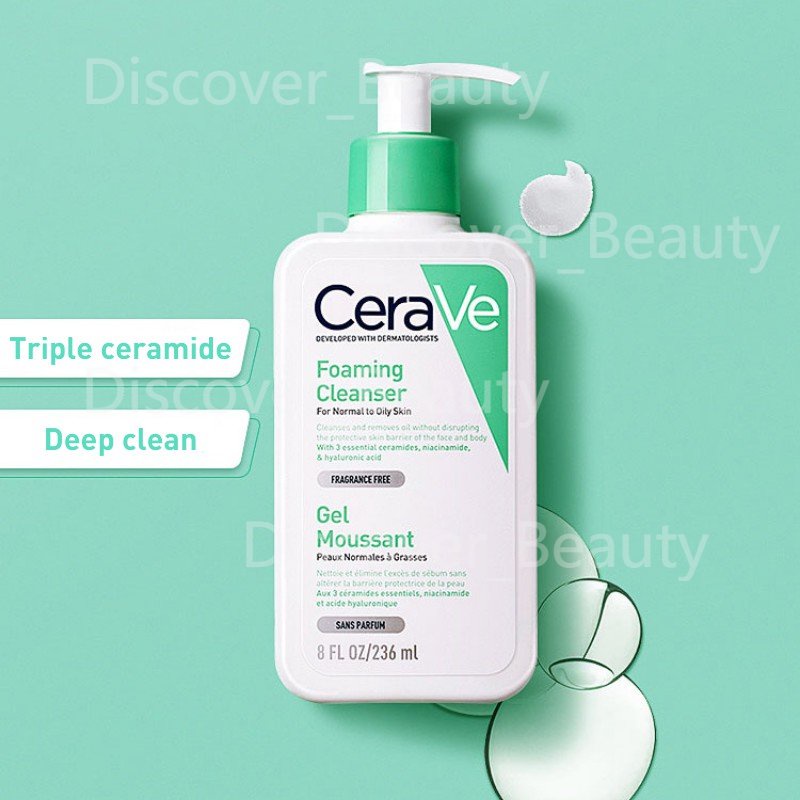 Cerave Moisturising Lotion/Foaming Cleanser 236ml