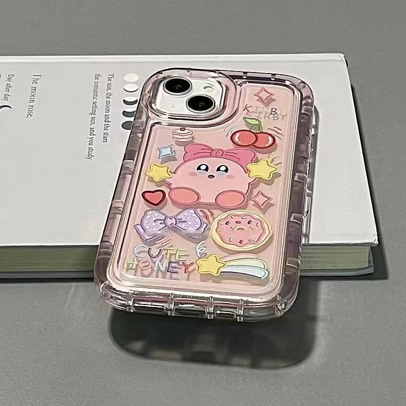IPHONE Cocok Untuk Iphone14 14pro 14plus 13 13mini 13pro 13prm iPhone12 7Plus 8Plus Xr XS 13 12mini Pro Max Empat Sudut Casing Ponsel Transparan Tahan Guncangan