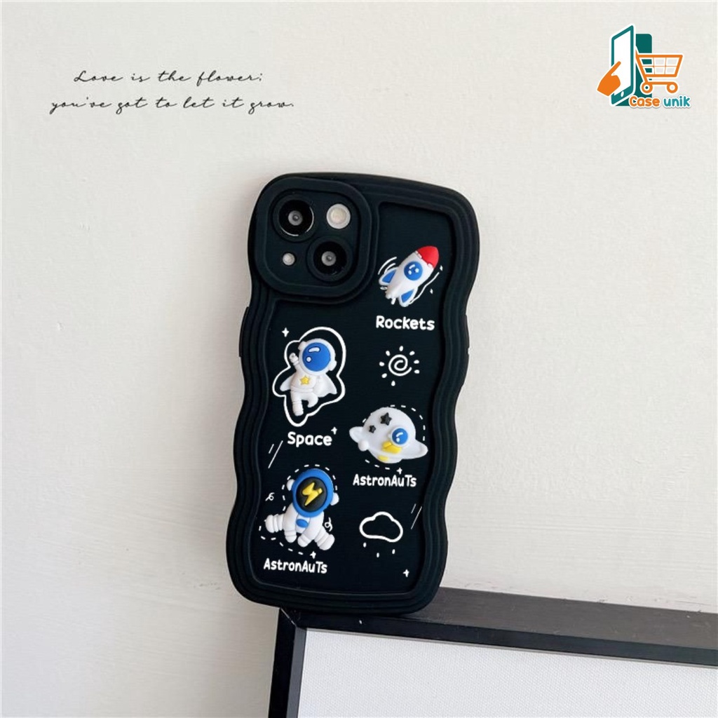 SS141 SOFTCASE 3D ASTRONOUT FOR REALME C1 C2 5 5I 5S 3 8 8I 9I 6 9 PRO PLUS 10 C11 C12 C25 C15 C17 7I C20 C21Y C25Y C30 C31 C33 C35 C55 NARZO 50I 50A PRIME V23 5G CS5312