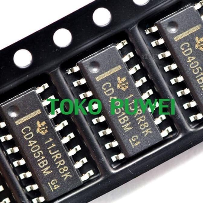 CD4051BM CD4051B CD4051 HCF4051 HEF4051 Analog Multiplexer BF07 puw331 dijamin