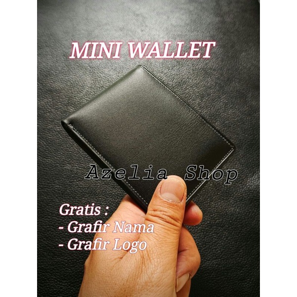 Original Leather Mini Wallet-dompet kulit mini asli pria-wanita-dompet kulit ukuran kecil-slim walle