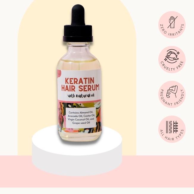 ✷ KERATIN HAIR OIL SERUM by Morrin ►