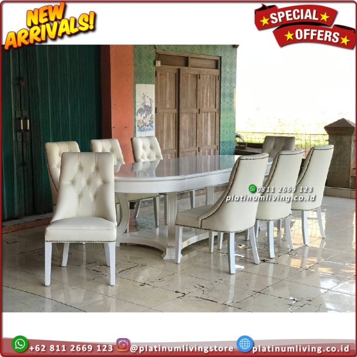 Meja Makan Minimalis Kursi Meja Makan Klasik Eropa Kursi 8 Furniture Indonesia