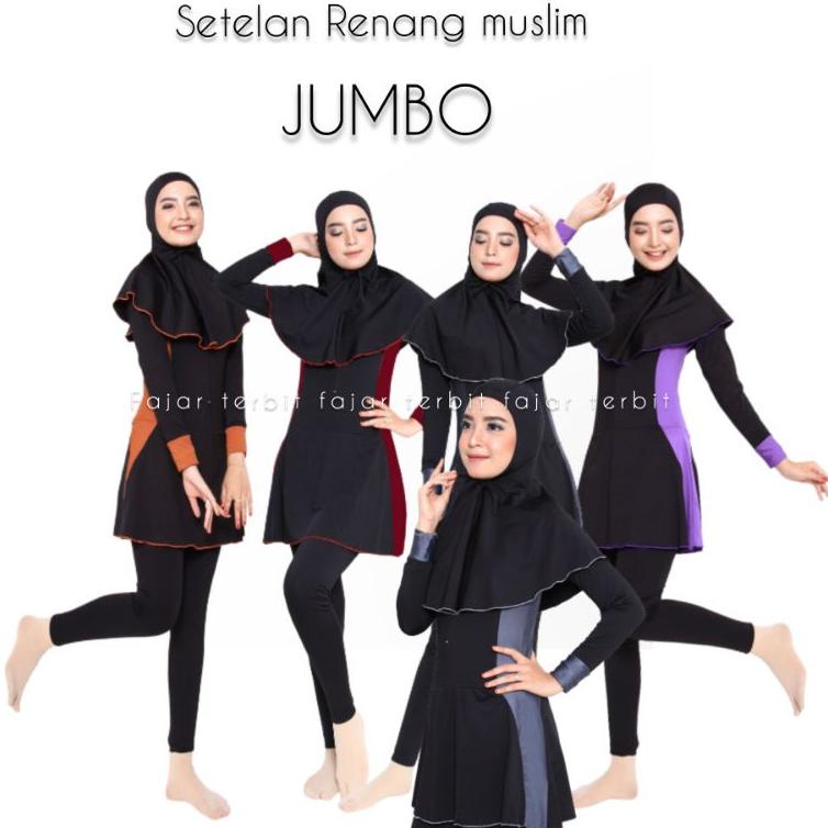 HARGA TERMURAH JUMBO Baju renang jumbo-baju renang muslim big size-baju renang wanita dewasa jumbo