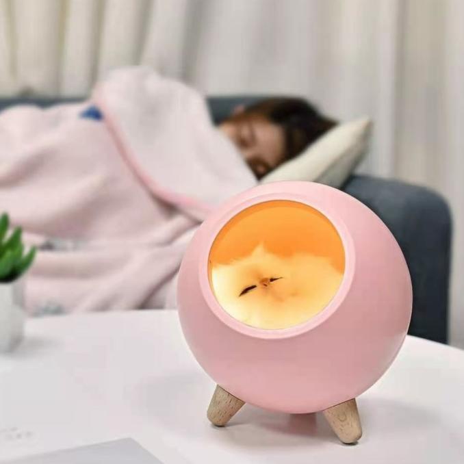 Lampu Tidur Kucing Lucu