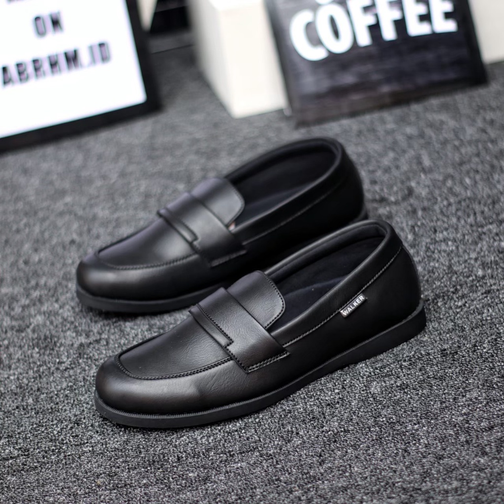 BURAY X SEPATU SLIP ON LOAFERS PRIA DEWASA KULIT ASLI FORMAL CASUAL KASUAL SLIP ON PRIA KERJA KANTOR GURU DOSEN PNS PESTA RESMI NYAMAN || SLIP ON PRIA PANSUS FASHION TRANDY BERKUALITAS 2022