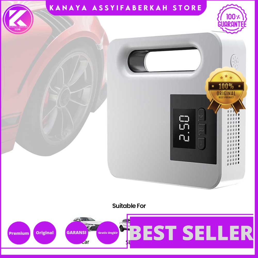 EAFC Inflator Pompa Angin Ban Mobil Elektrik LCD Display - CSLP-A03