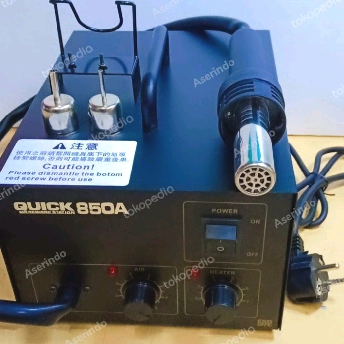 BLOWER SOLDER UAP HOT AIR QUICK 850A BLOWER QUICK 850 ANALOG