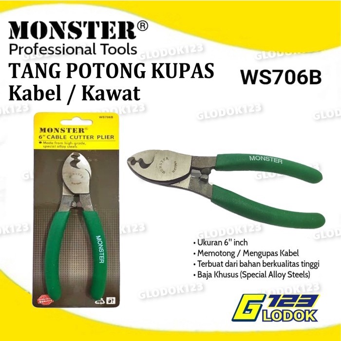 Tang Potong 6 inch MONSTER MT-WS706B