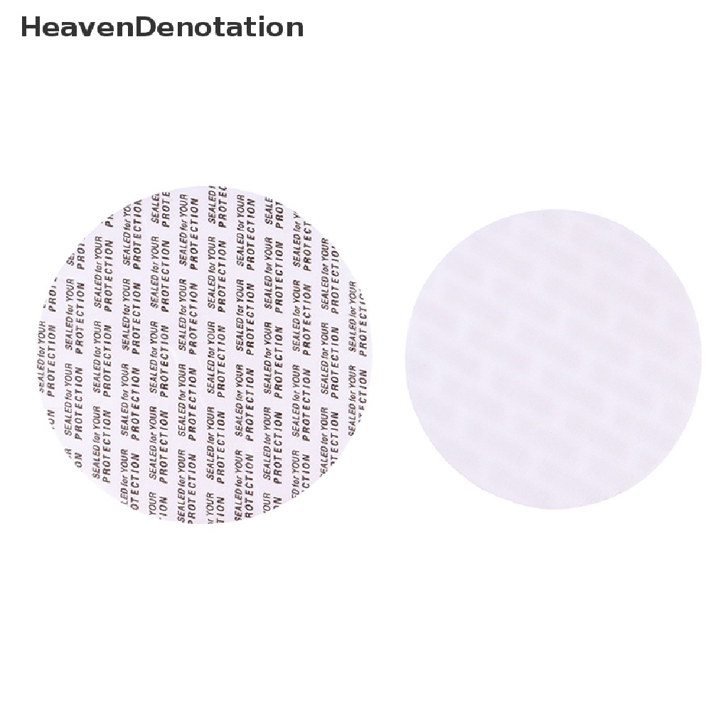 [HeavenDenotation] 200pcs Pressure Sensitive Seal Tutup Botol Toples Kosmetik Tamper Resistant Seal HDV