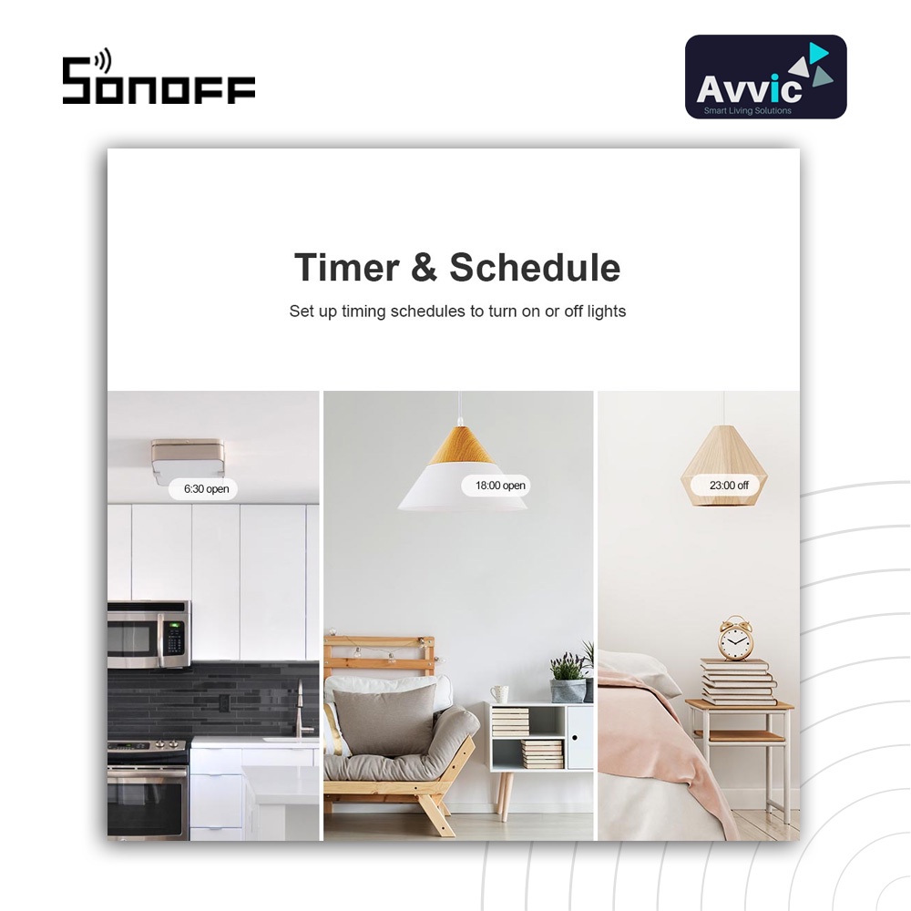 Sonoff Smart Wall Switch T3EU3C saklar wireless smart home IOT