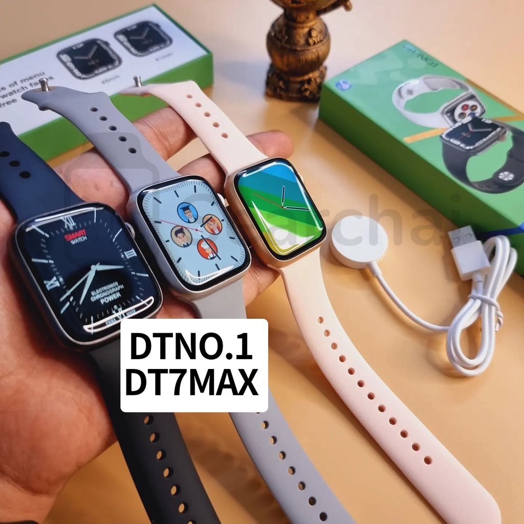 DT NO.1 ✅ DTNO.17(DT7MAX/DT7Promax)  Series 7 Smart Watch WA Call  Men 1.9' 'Full Big Screen NFC Watch7 Bluetooth Call Wireless Charging jam tangan pintar/ wanita