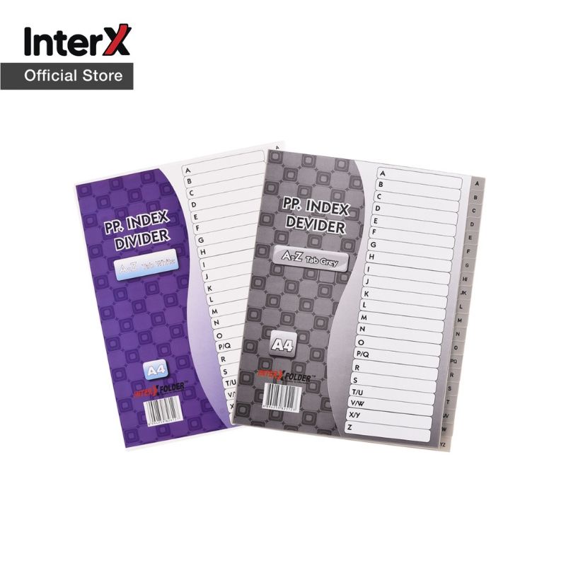 

Index Divider A4 Inter X A-Z (Alfabet) / Pembatas Binder Ordner