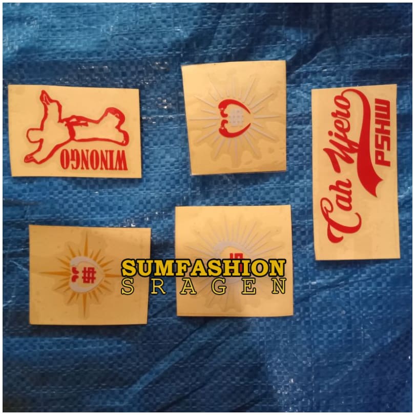 Stiker Hologram Pelangi SH Winongo - Sticker Silat SH Winongo