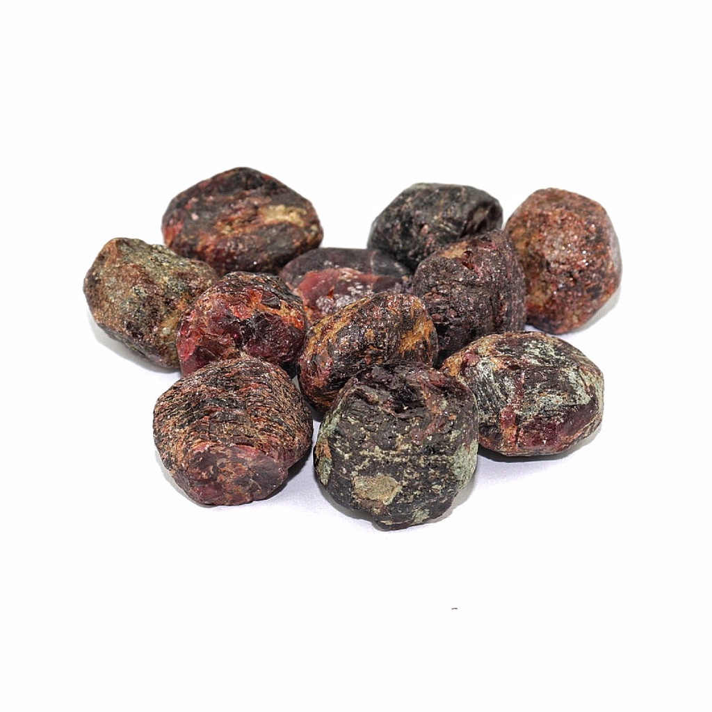 Natural Bahan Rough Red Garnet -Almadine Healing Crystal Theraphy Reiki