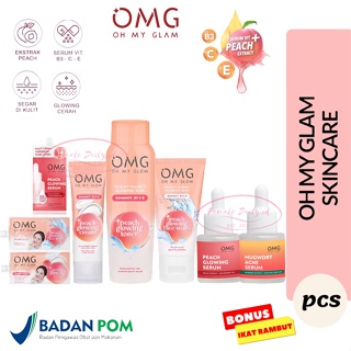 Image of OMG Oh My Glow Paket Lengkap Skincare Peach Glowing | Face care Skincare Oh My Glow Original BPOM
