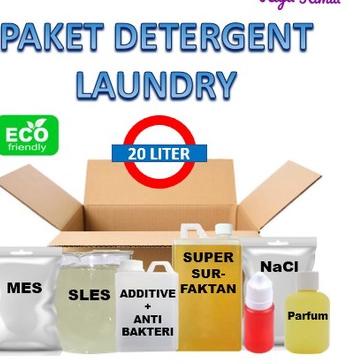 ✻ Paket Detergen Laundry / Bahan Baku Detergent Laundry "Raja Kimia" ✽