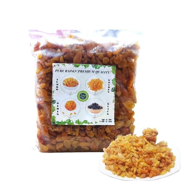 

TERMURAH kismis arab semi jumbo asam manis 1kg
