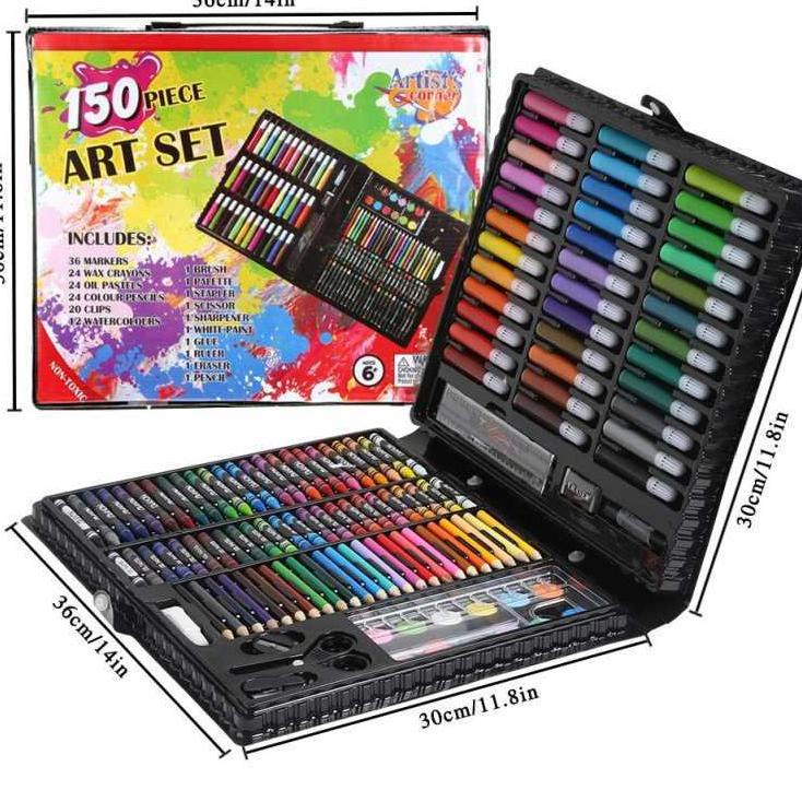 

Paling Terjamin <^ SJA ^> 150pcs Crayon Anak 150pcs Set Mewarnai Melukis Pensil Menggambar / Alat Lukis Anak Blossom Kids Crayon Mewarnai
