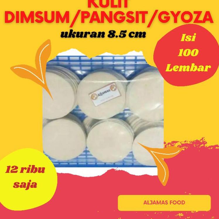 

9.9 BRANDS FESTIVAL Kulit Dimsum 8.5 Cm isi 100 pangsit/gyoza