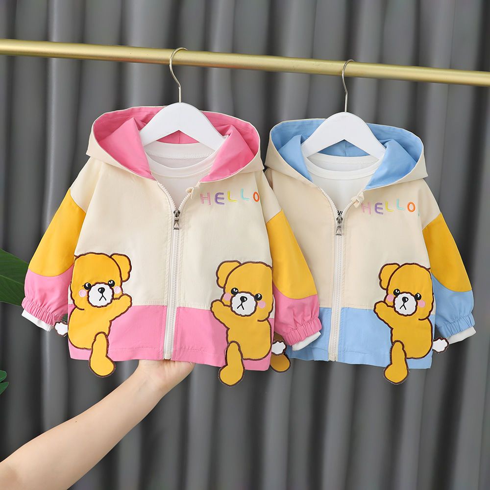 AH20 NEW Jaket bayi dan anak motif bear hello premium quality