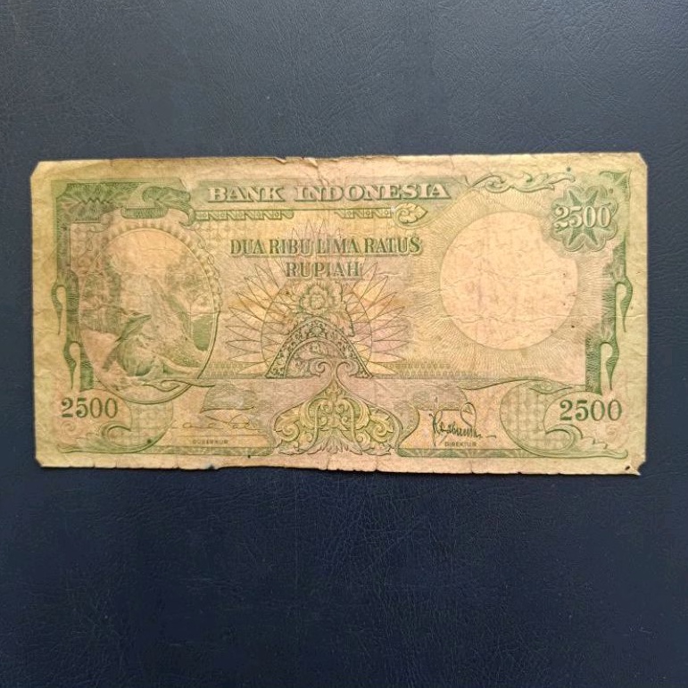 Uang Kuno 2500 Rupiah 1957 Seri Hewan Murah