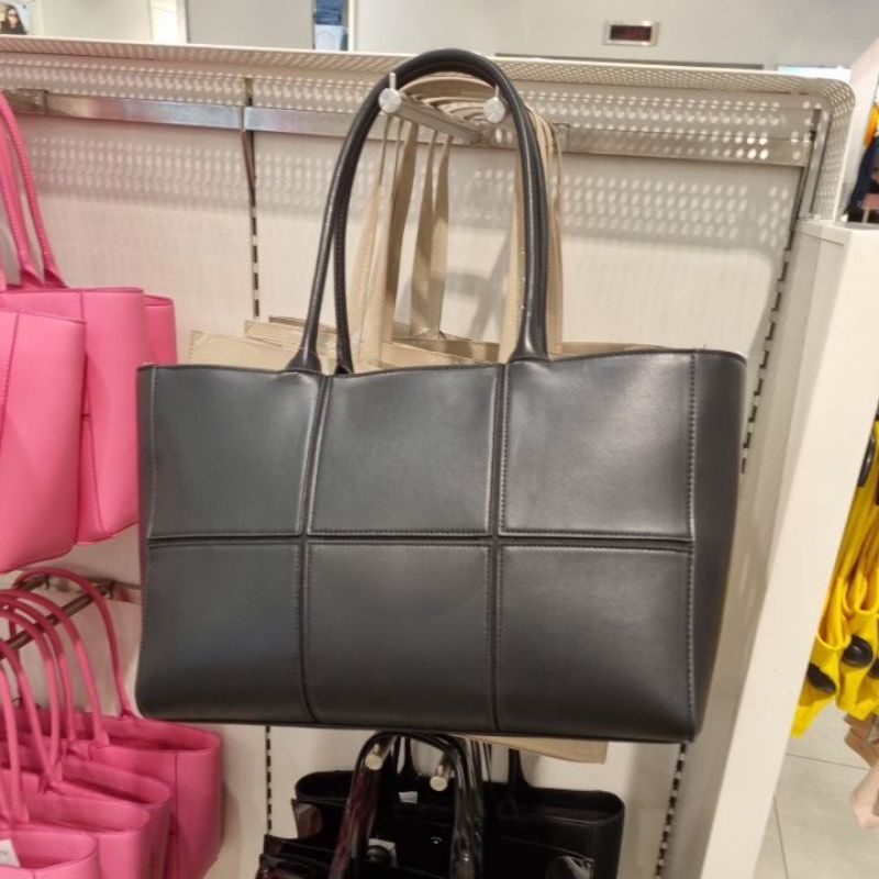 Tas tote kotak H&M JASTIP jasa titip hnm