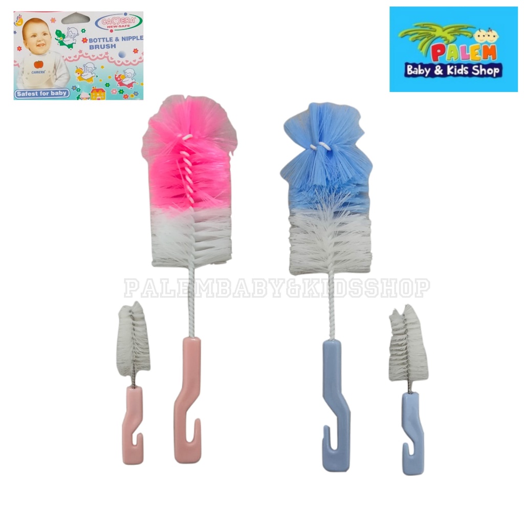 Sikat Botol Camera | Bottle &amp; Nipple Brush 10077