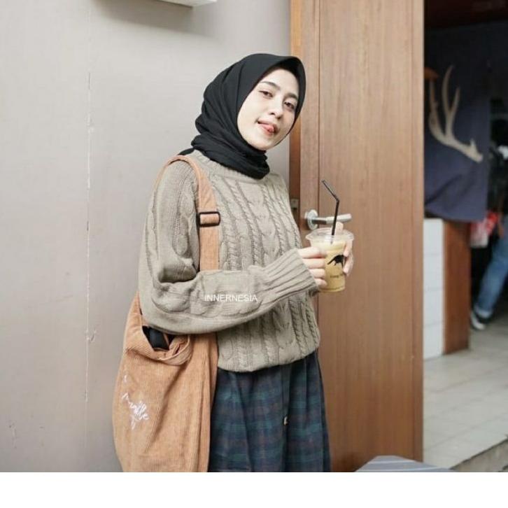 ✱ (REALLPICT) Sweet cable cardi / sweater cable ➨