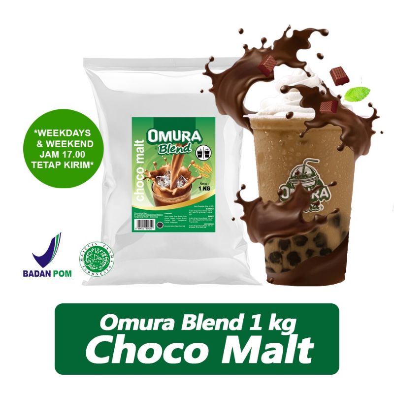 

✨NEW✨ -BUBUK MINUMAN OMURA BLEND CHOCO MALT / MILO 1 KG- 1.1.23