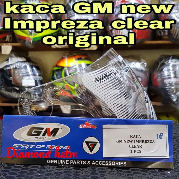 KACA HELM /VISOR HELM GM NEW IMPREZZA CLEAR ORIGINAL