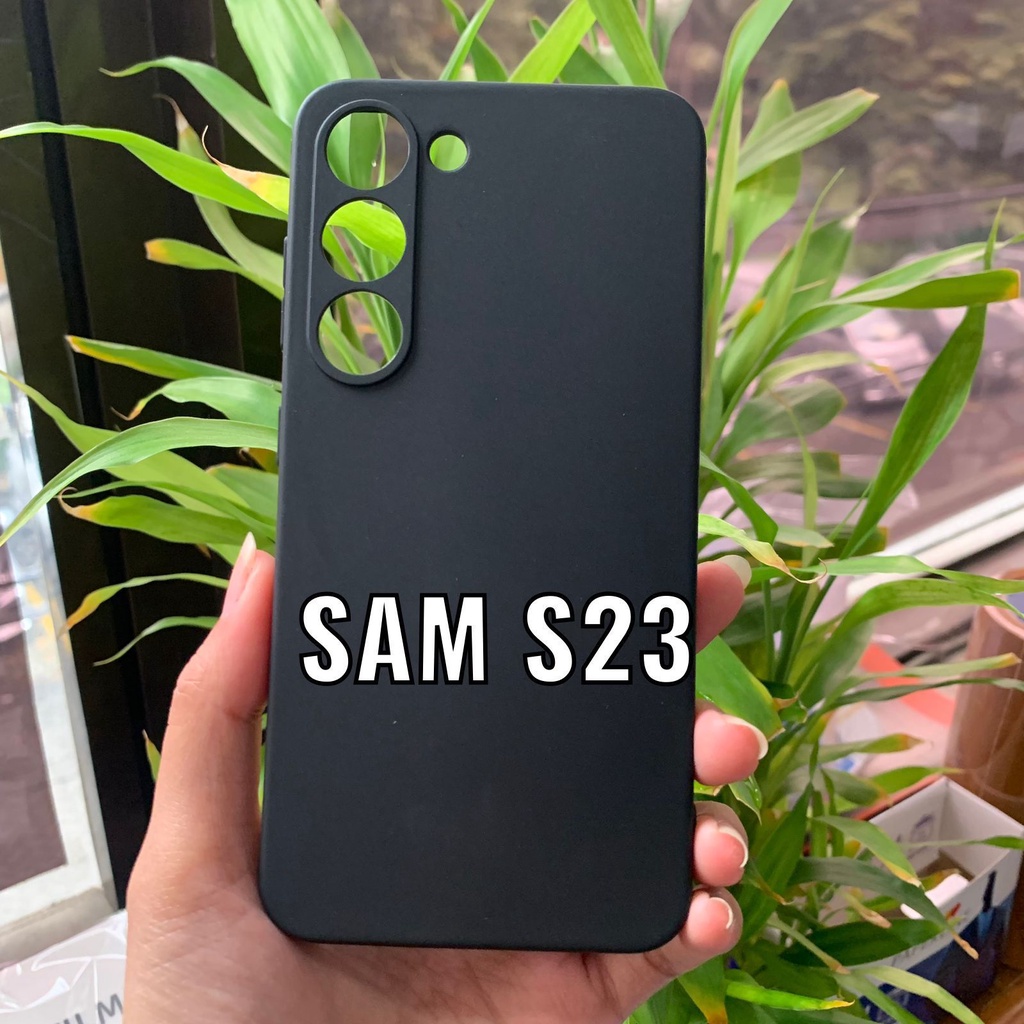 Promo Case SAMSUNG S23 / SAMSUNG S23 PLUS Case Black Casing Premium Slim Exellent Cover | Soft Matte | Soft Case Macaron