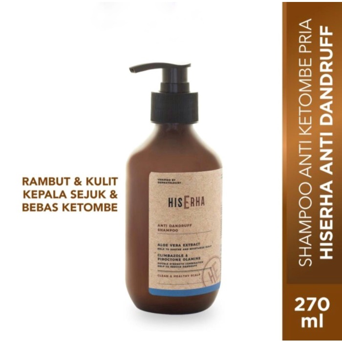✿ BISA COD✿ HIS ERHA ANTI DANDRUFF SHAMPOO ANTI KETOMBE SHAMPOO PRIA