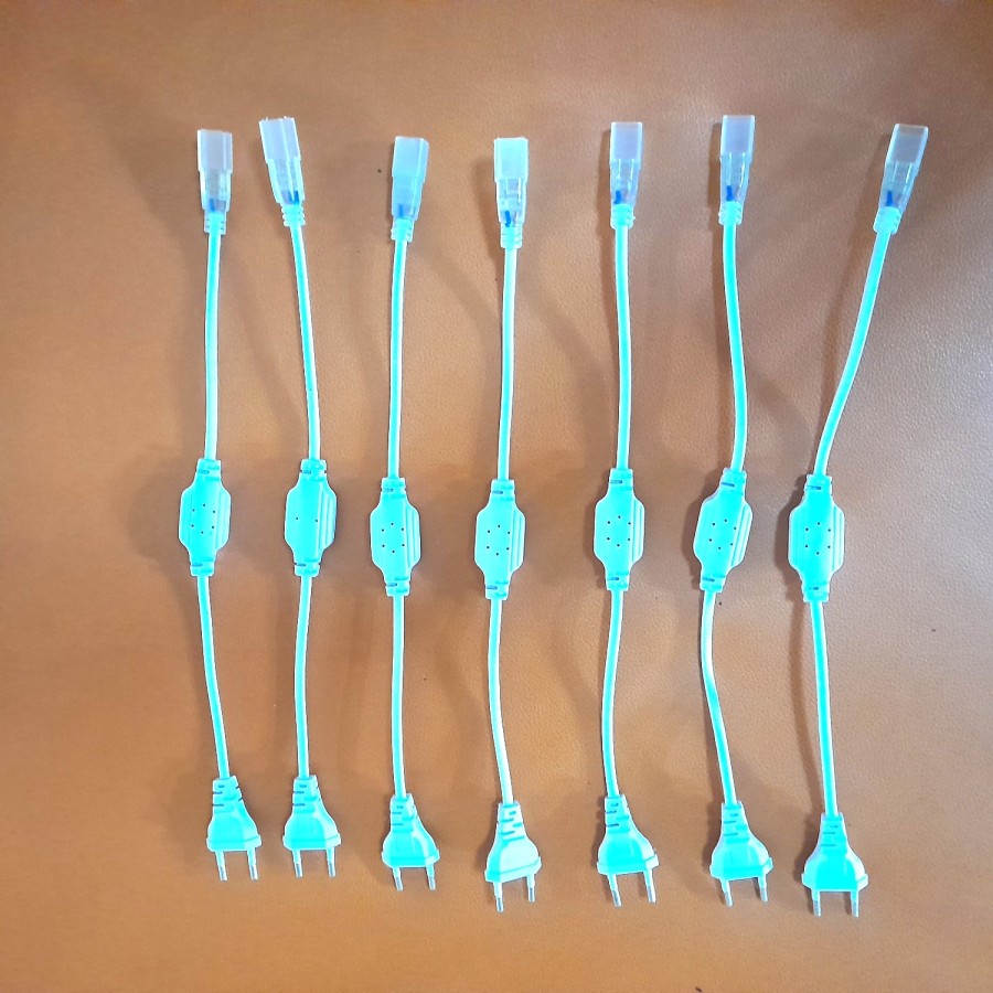 LAMPU LED STRIP SELANG SMD 5050 100 M 220 V OUTDOOR DEKORASI Dijual Permeter Blum Termasuk Socket