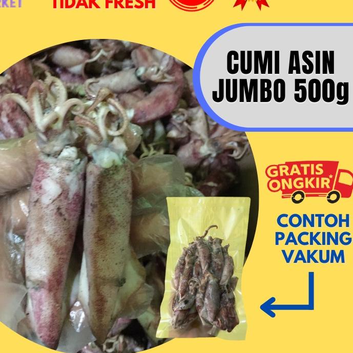 

➤ Cumi Asin Fresh Size JUMBO 500 Gram ☁