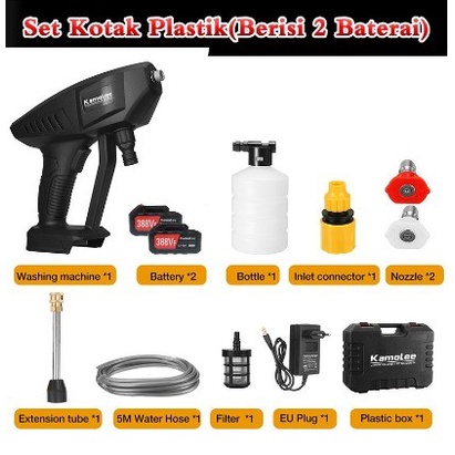ORIGINAL Alat Cuci Mobil 70bar 388vf jet cleaner cordless multipurpose Original - pkt batre388vf / A