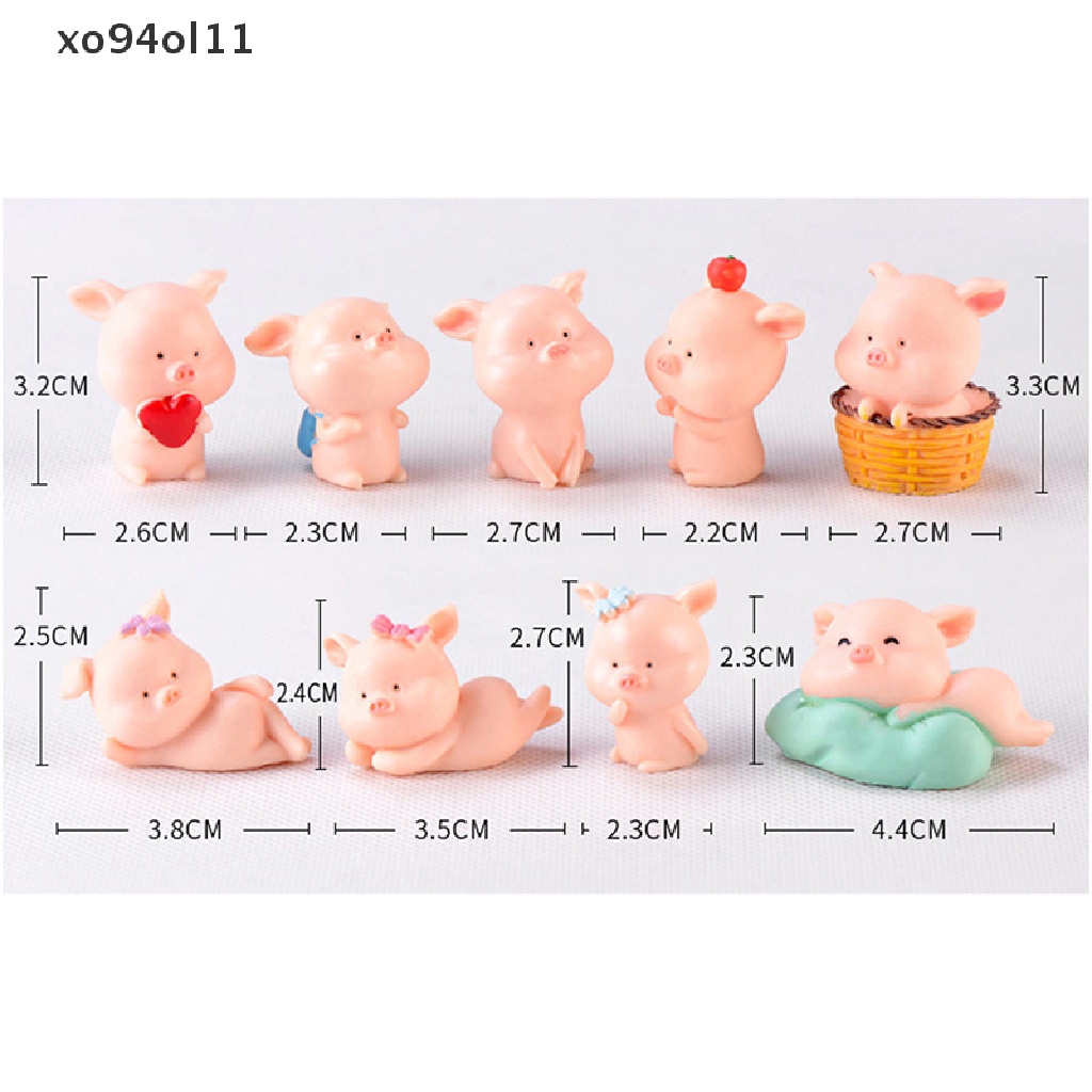 Xo DIY Babi Miniatur Peri Taman Ornamen Dekorasi Pot Kerajinan Aksesoris Rumah Boneka OL