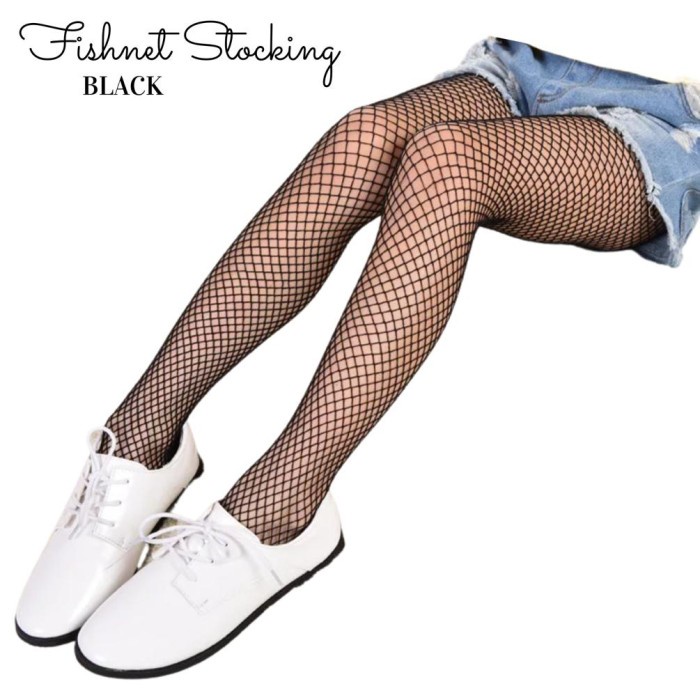(0_0) Kizzie STOCKING NET / Fishnet Stocking / Stocking Jaring Anak /