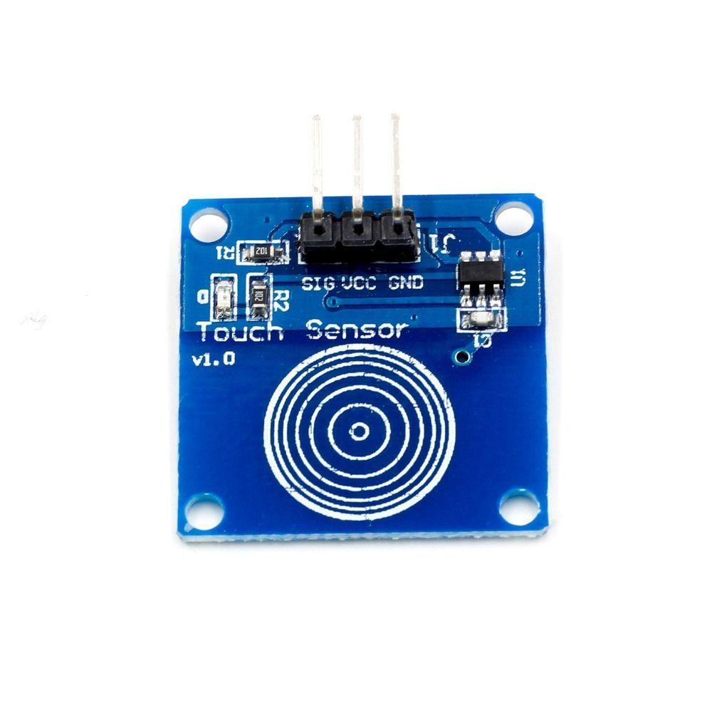 Saklar Kunci Sentuh Agustina Rekonstruksi 5PCS Saklar Sentuh TTP223 Tombol Sentuh Single Channel Sensor Board