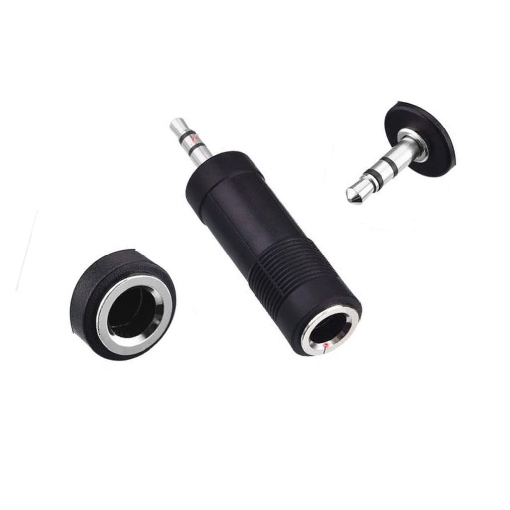 CONNECTOR JACK AUDIO 3.5 MALE TO 6.5 FEMALE