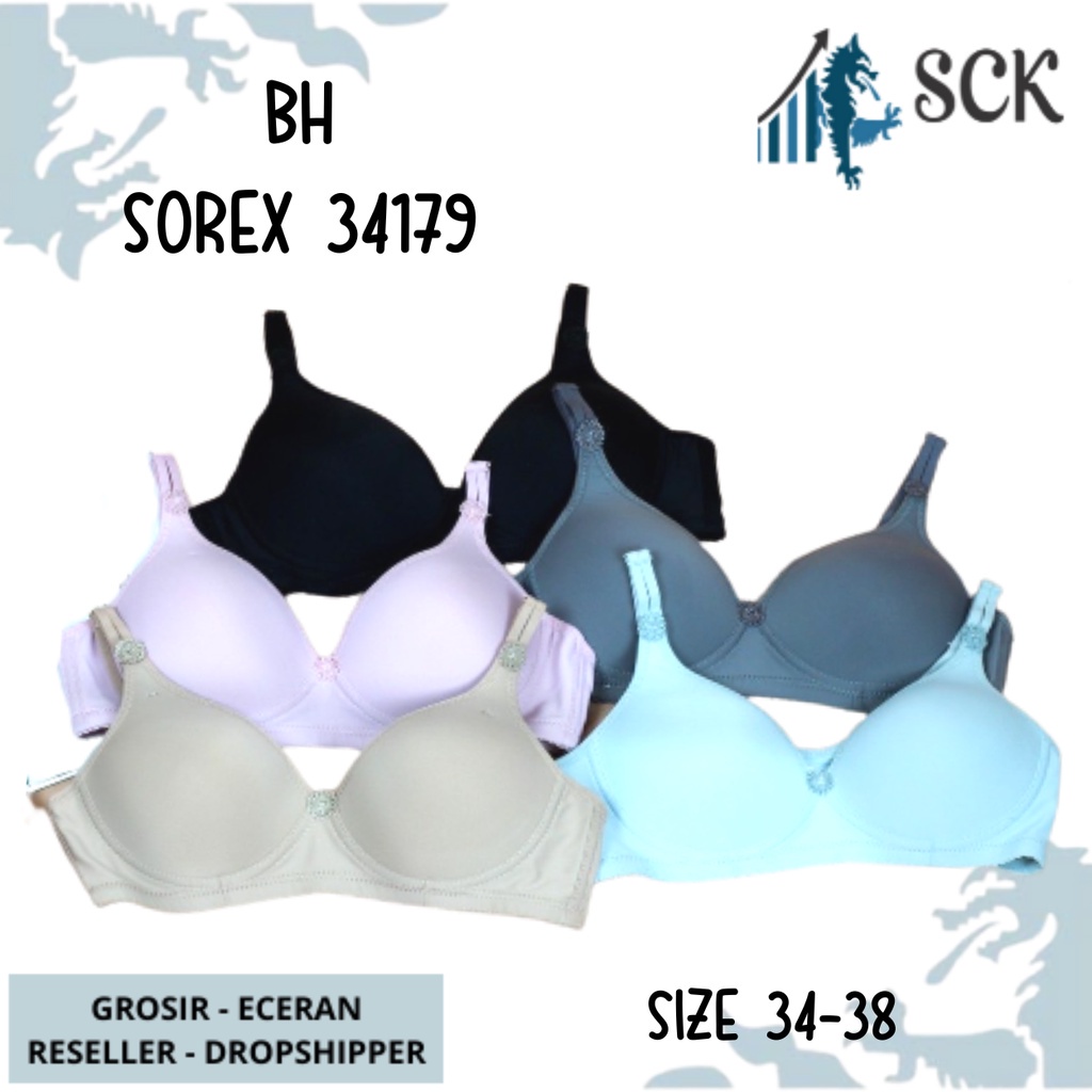 BH SOREX 34179 Tanpa Kawat / Pakaian Dalam Wanita BH - sckmenwear GROSIR