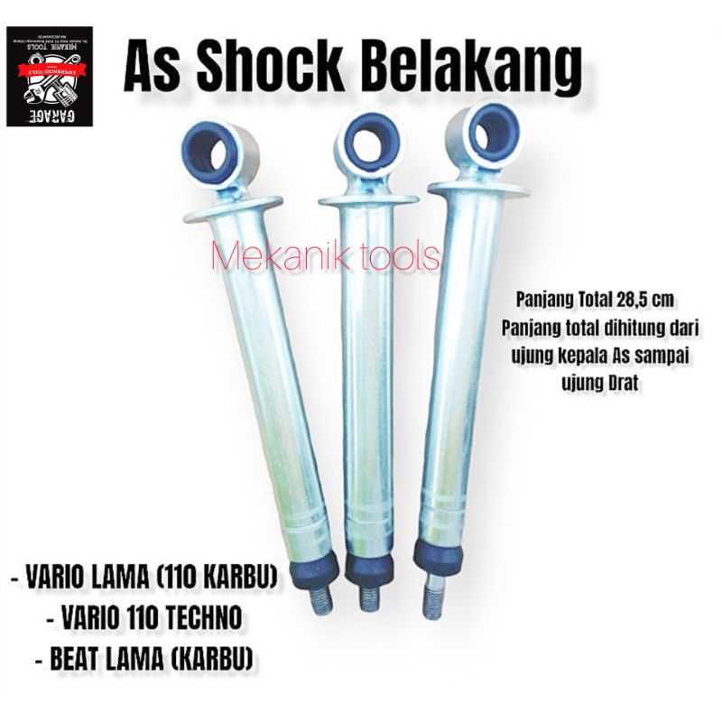 Hidrolis Shock belakang Beat Vario Scoopy karbu