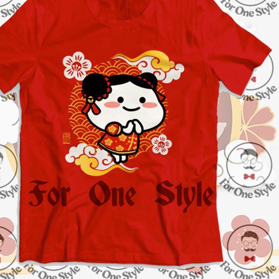 ✿ KAOS IMLEK SINCIA CHINESE NEW YEAR 2022 - KAOS IMLEK PENTOL 05 pentol cewe cici cute - IMLEK CUBY 