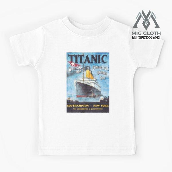 Kaos Anak Vintage Titanic Advert - Unisex #520