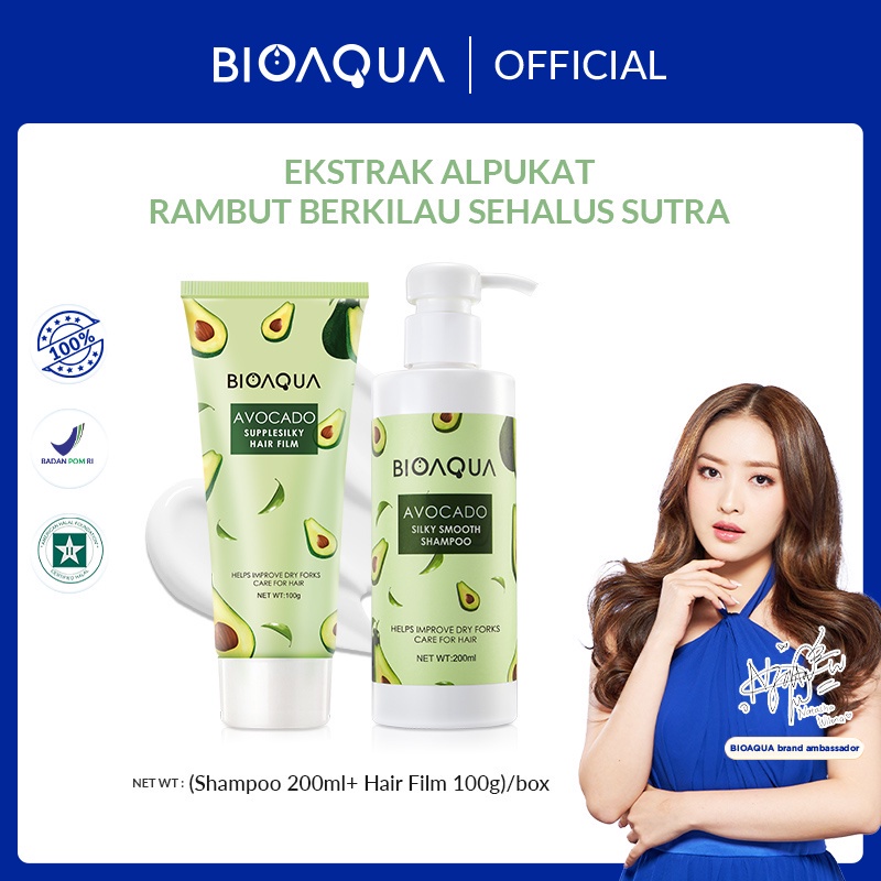 BIOAQUA Avocado Hair Care Series Set 2in1 Rumah Cantik 354 Medan Bisa COD