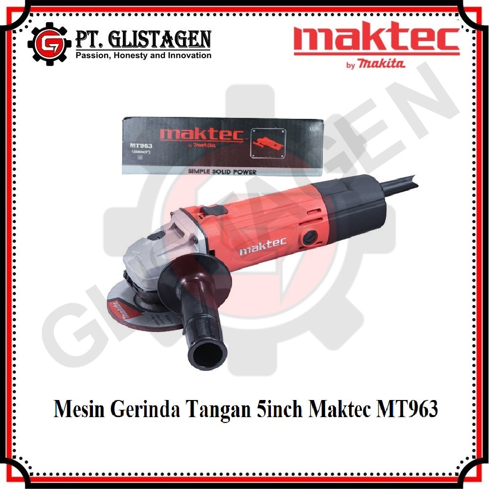 MAKTEC MT963 Mesin Gurinda Gerinda Tangan Listrik 5inch Maktec MT 963