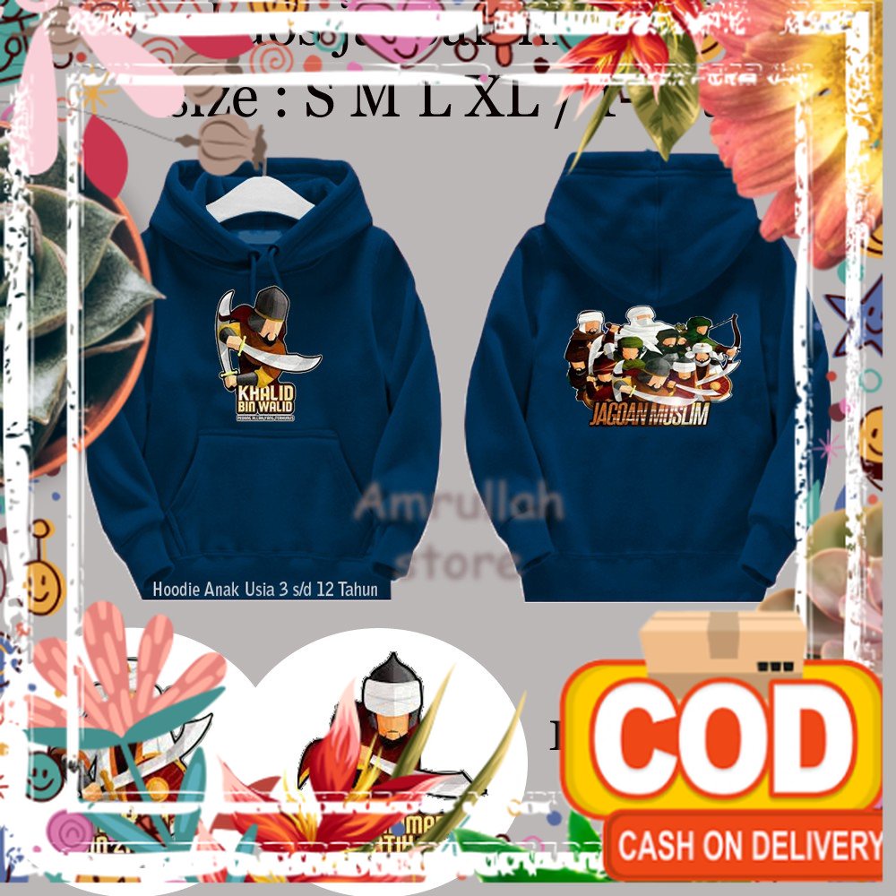 jaket anak laki laki / sweater anak laki laki / hoodie anak laki laki jagoan muslim / heros tk